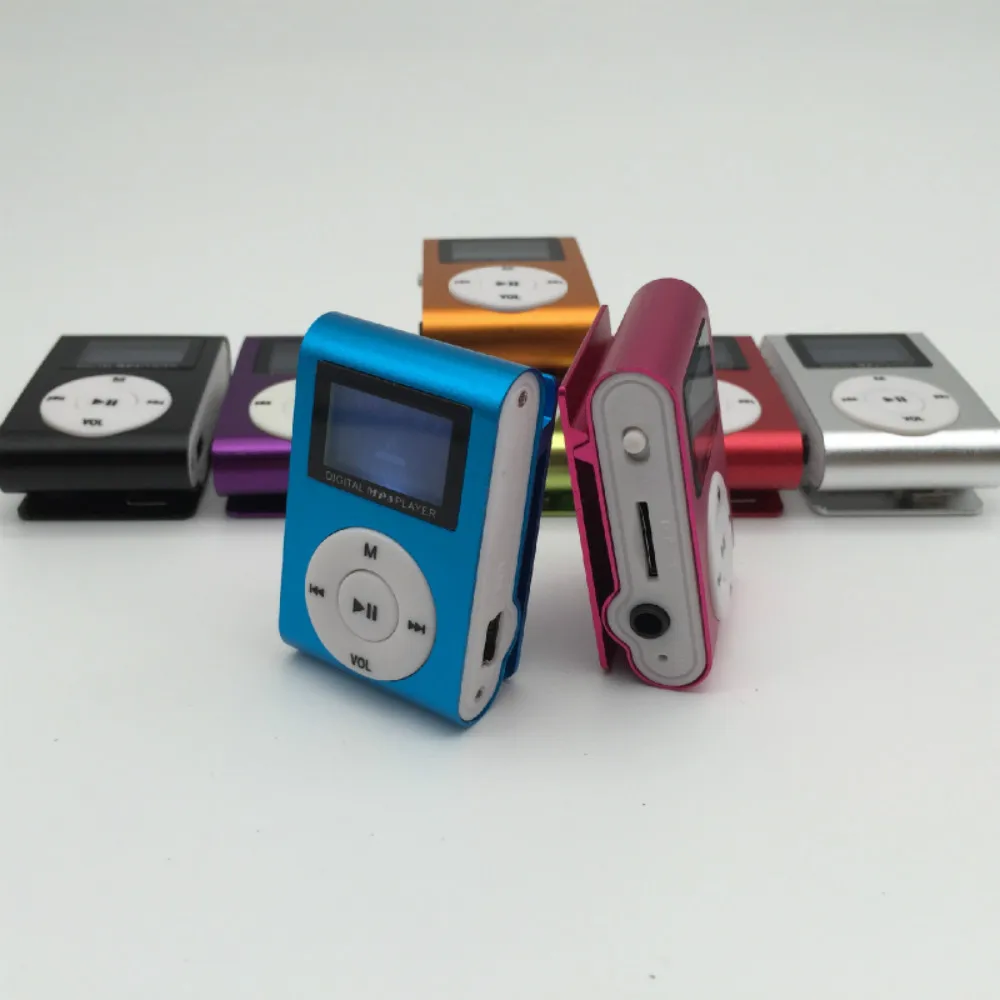 Card MP3 music player student sports Walkman card iron clip support a variety of format gifts small portable belt | Электроника