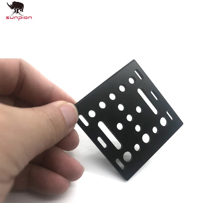 Запчасти для 3D принтера SUNPION Openbuilds V Slot опорная плита 20 мм черная пескоструйная