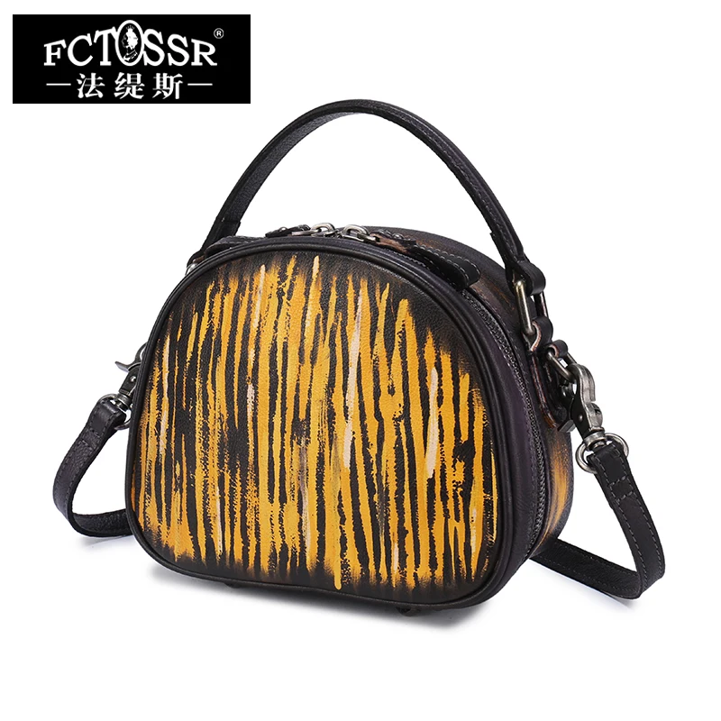 Новинка 2019 женские сумочки сумки ручной работы из натуральной кожи в стиле ретро