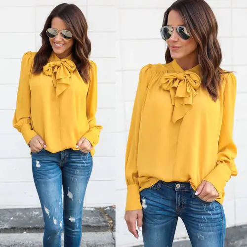 Для женщин блузка рубашка 2017 сезон: весна лето женские блузки для малышек барышня