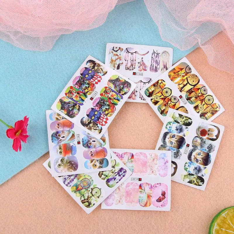 50 шт. наклейки для ногтей|water transfer decals|nail art stickersart stickers |