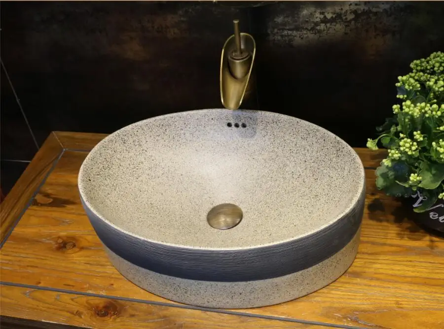 Ванная комната фарфор Косметическое зеркало Европа Северная Стиль раковина