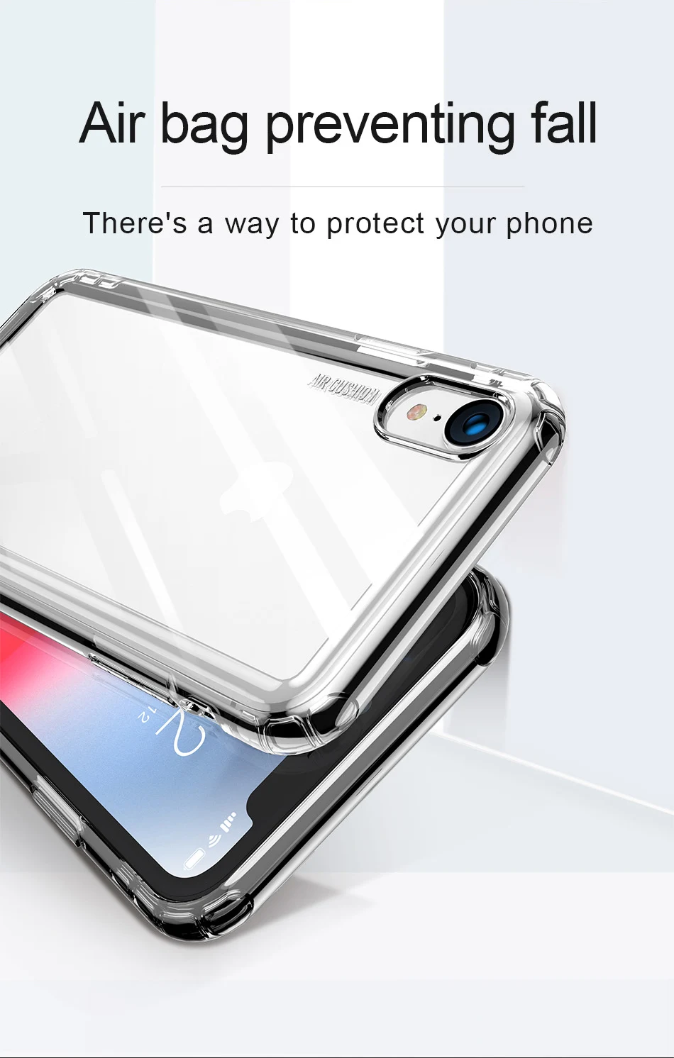 Роскошный чехол для телефона Baseus, чехол для iPhone Xs Max Xr X S R Xsmax, прозрачная Мягкая силиконовая задняя крышка из ТПУ для iPhone Fundas Shell
