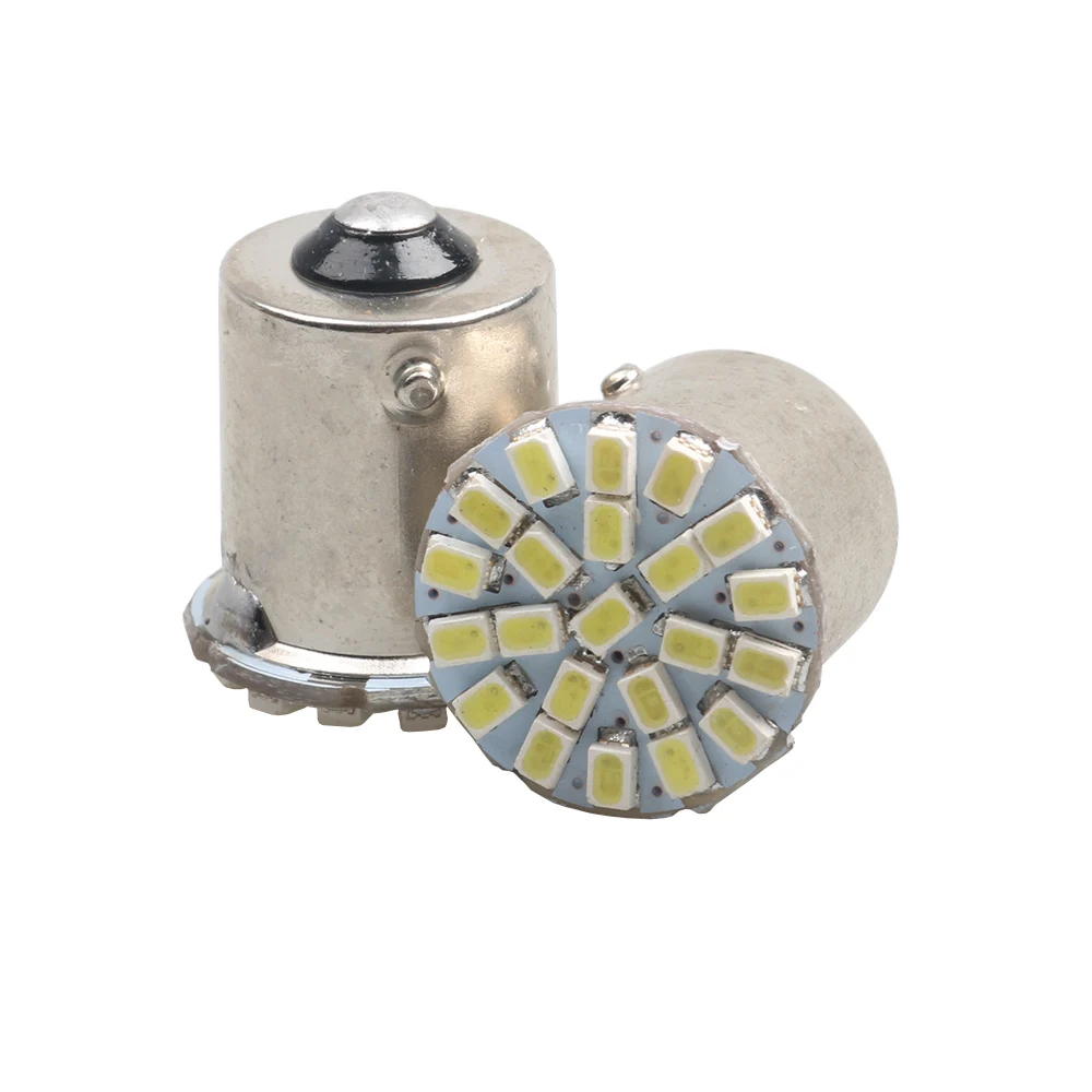 Автомобильный Стайлинг 1 шт. 1156 1157 P21/5 Вт BAY15D 22 SMD 3014 Светодиодный автомобильный DRL задний боковой индикатор стоп-сигнал лампа