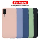 Мягкий жидкий силиконовый чехол для huawei p30 pro p20 Lite, чехлы карамельных цветов для huawei huawey p 30 20 lite pro plus couqe