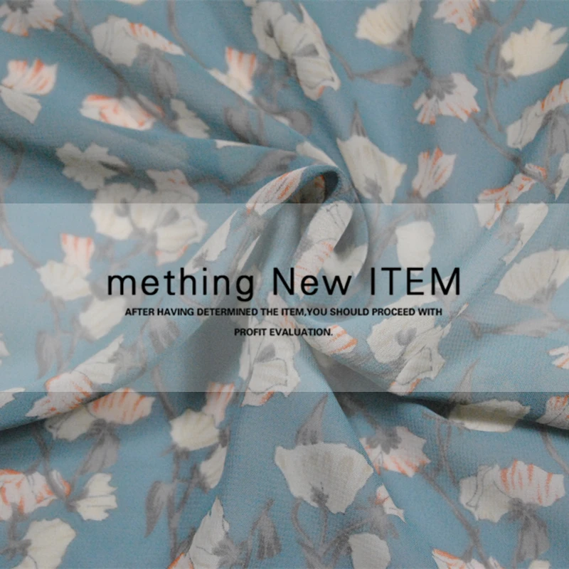 LEO & LIN волокнистая прозрачная синяя ткань для весны и лета 50 см|summer dress fabric|dress