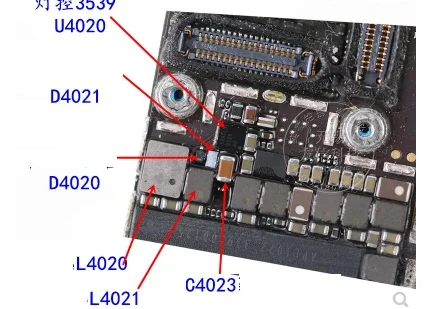 5 компл./лот комплект светодиодной подсветки для iPhone 6S подсветка ic U4020 + катушка L4020