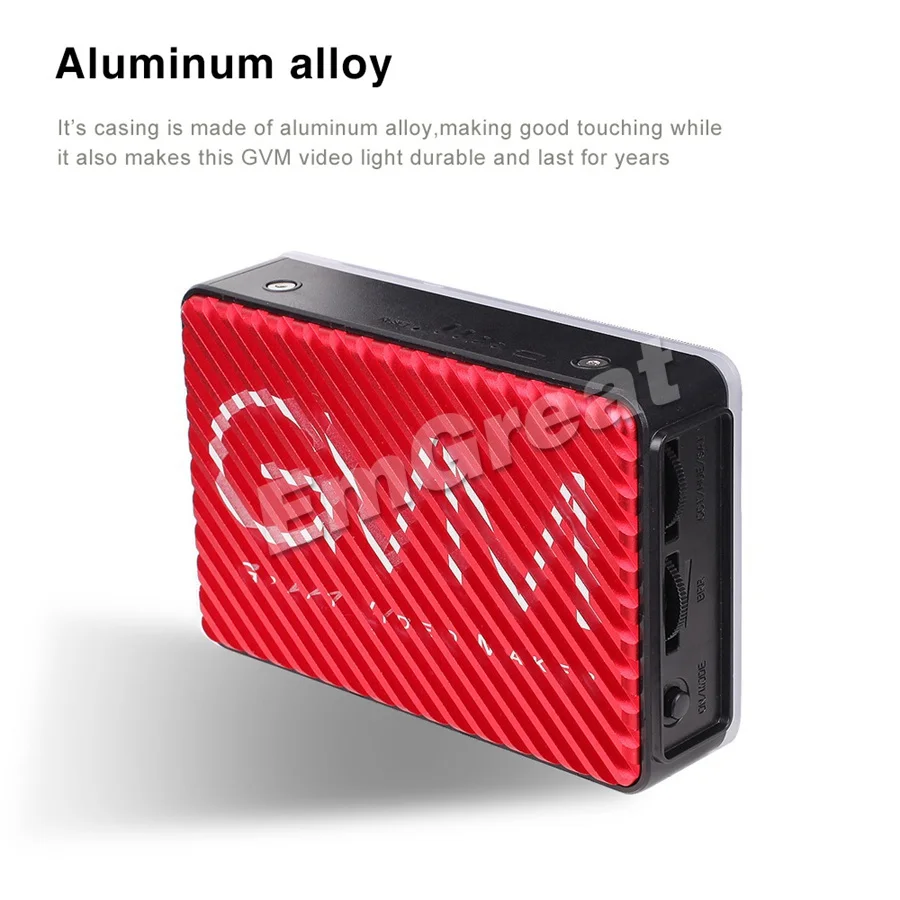 GVM RGB-7S портативный карманный полноцветный светодиодный светильник RGB для видеосъемки CRI 95+ Bi color 2000-5600K с управлением через приложение встроенный аккумулятор для sony Canon