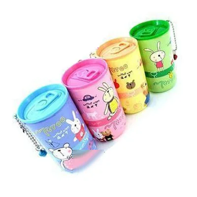 BD R414 Free shipping mini portable creative cartoon barreled wet wipes tissue paper pumping cleaning 30 pieces per can 3pcs/lot | Красота и