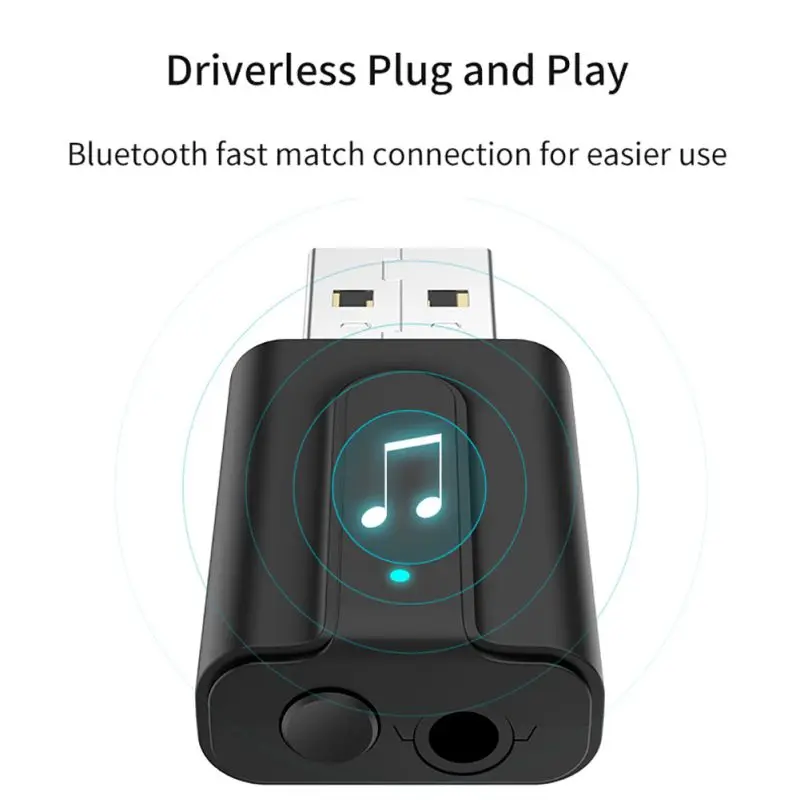 

2 в 1 музыкальный аудио приемопередатчик, приемник, передатчик для Bluetooth 5,0, USB динамик, адаптер для наушников
