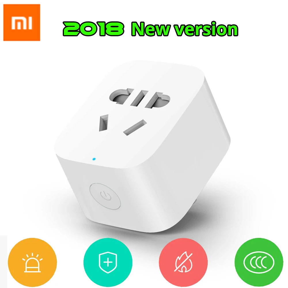 Новинка 2018 умная розетка Xiaomi Mijia с Wi Fi версия беспроводным дистанционным