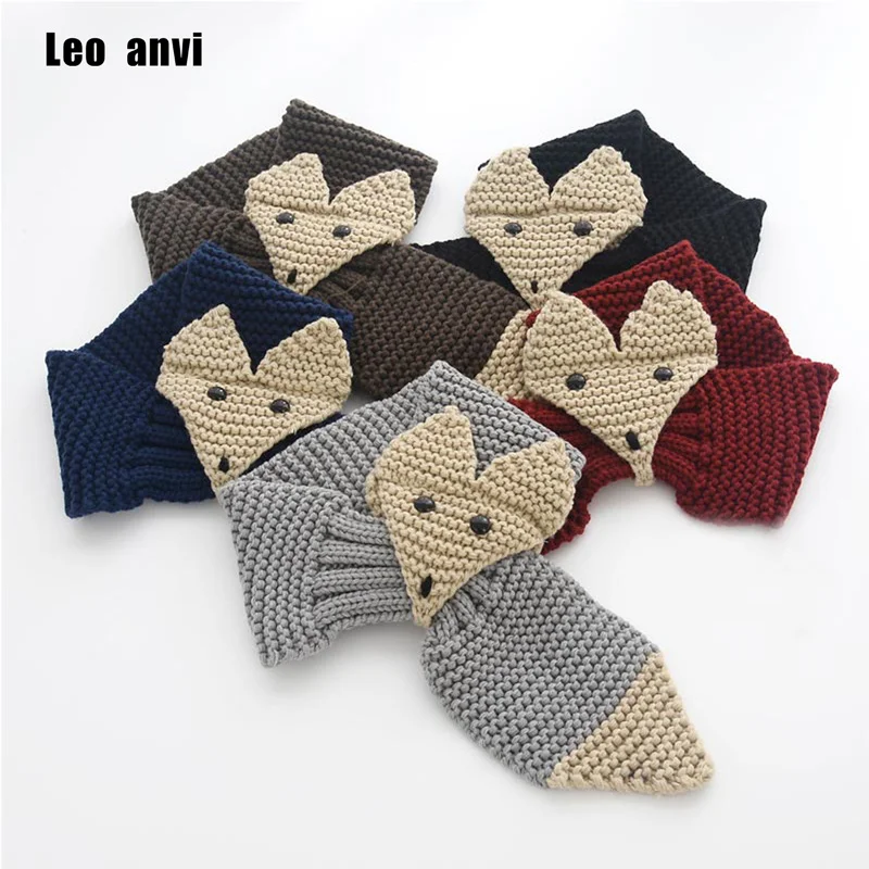 

Leo anvi/Новинка, модный шарф для мальчиков и девочек 1-5 лет с изображением лисы, хлопковое теплое кольцо для детей, детские шарфы, подарок для ма...