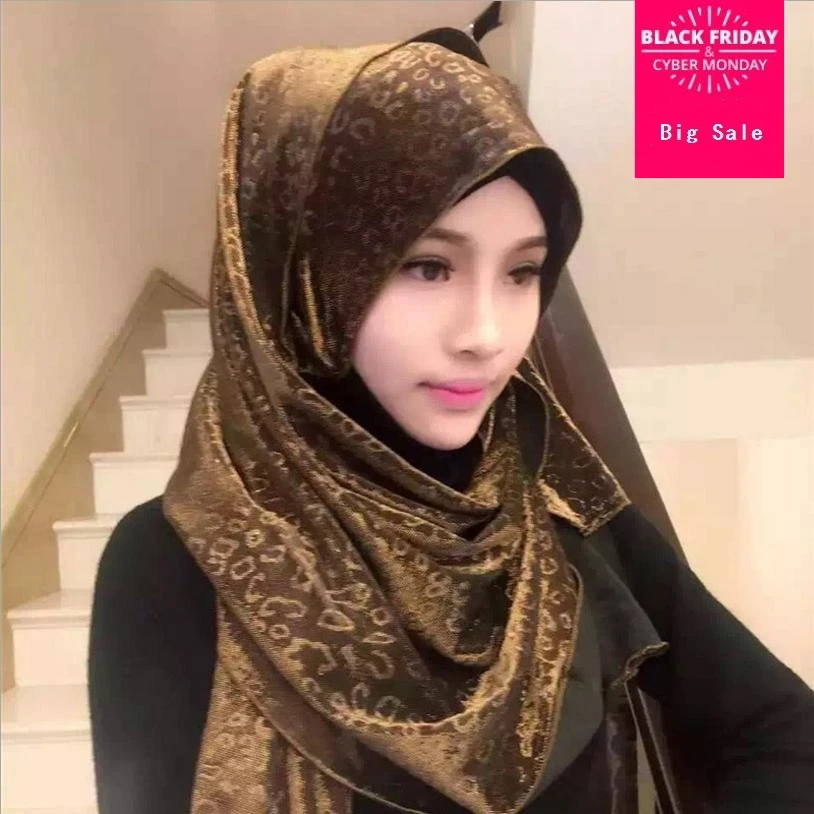 Модный женский разноцветный шарф с принтом из шифона и леопардовым L627 |