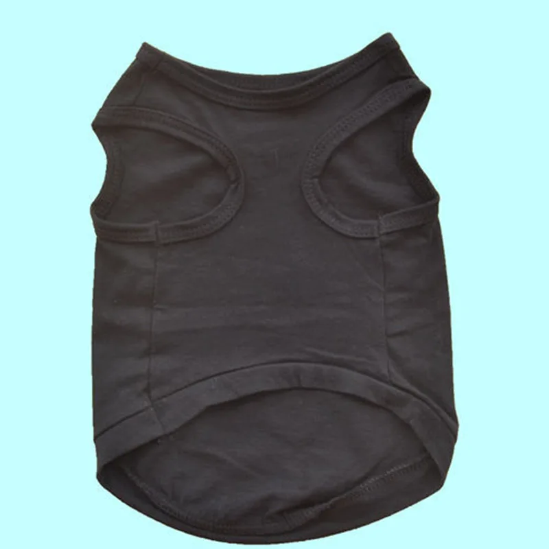 Удобная черная одежда для щенка летняя цитата хлопковые костюмы безопасности