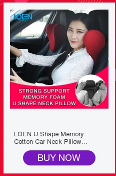 LOEN 1 шт., Высококачественная Автомобильная поясничная Подушка с эффектом памяти, Автомобильная подушка для шеи, подголовник, поясничная Подушка, тканевая подушка