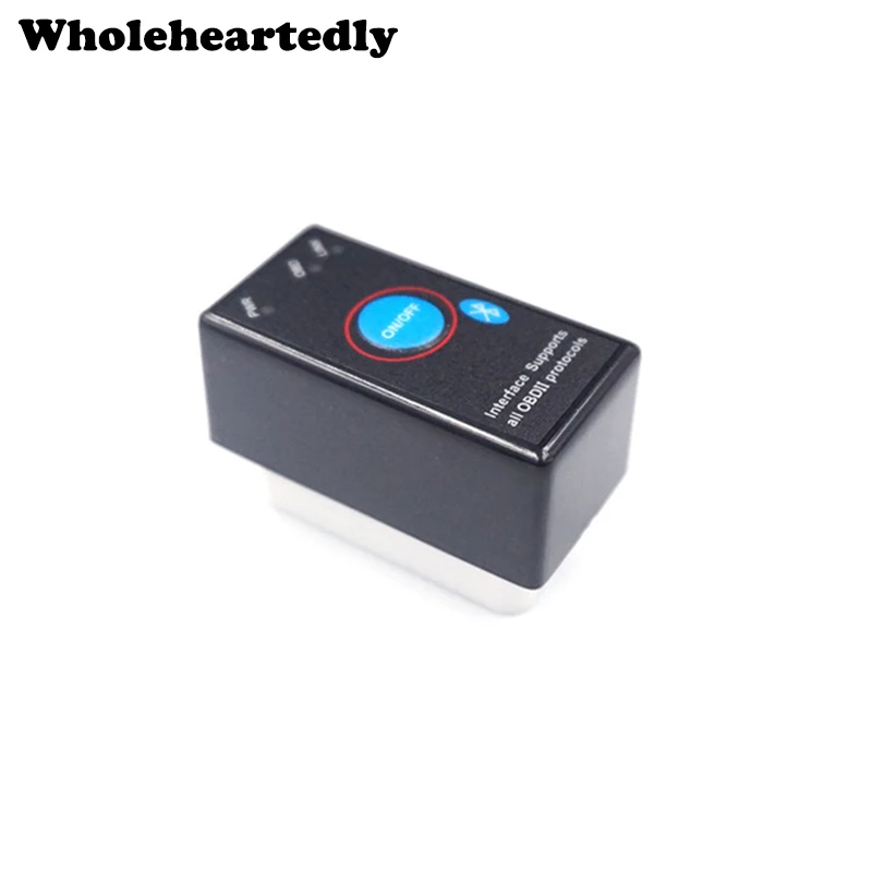 

100% Firmware V1.5 MINI ELM327 Bluetooth Power Switch ELM 327 OBD2 Diagnostic Scanner Supports All OBDII Protocols