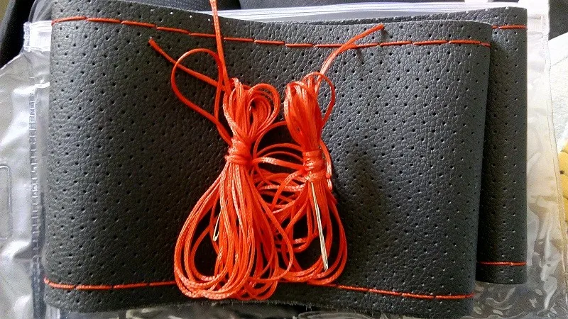 Tianshifu чехол рулевого колеса автомобиля из натуральной кожи хорошее качество универсальная крышка рулевого колеса 36/38/40 см