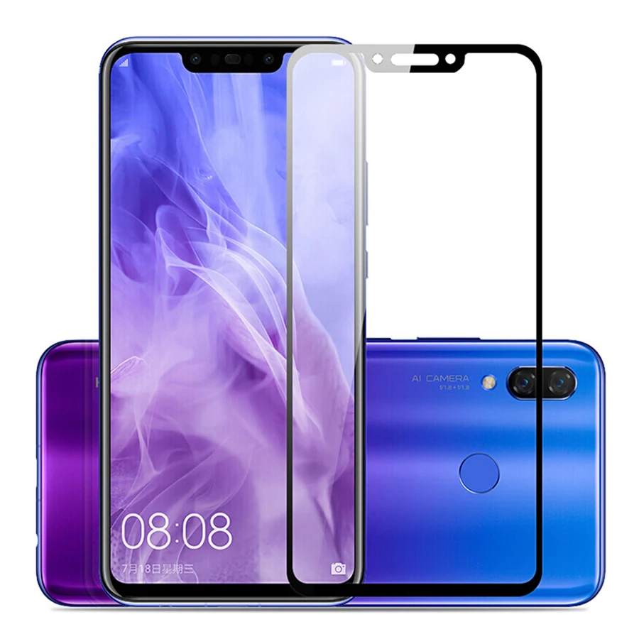 Защитное стекло закаленное 9H для Huawei P20 Lite Pro PSmart P Smart Plus NOVA 3 3i 3E Mate 20 Lite|Защитные