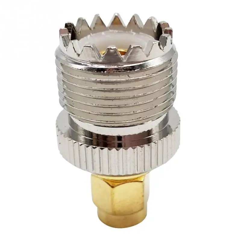 2 шт. UHF Женский SMA Мужской PL-259 SO-239 разъем РЧ коаксиального адаптера pl259 конвертер#05