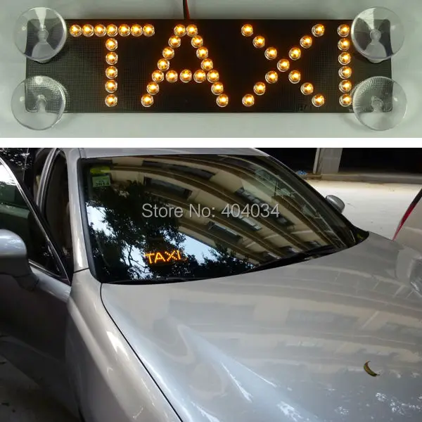 Taxi led light 17 5X4 5 см Дополнительные стоп-сигналы refit Автомобильный свет знак с