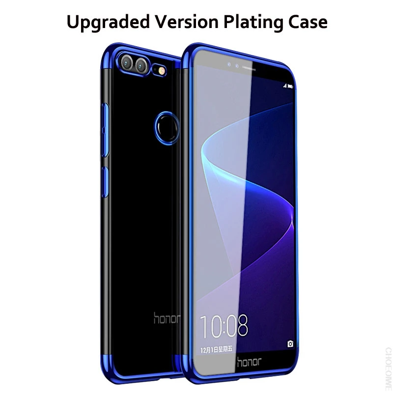 Чехол CHOEOIWE Plating Soft для Huawei Honor 9 Lite 9lite, силиконовый прозрачный чехол для задней панели телефона.