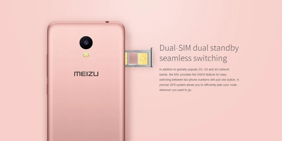 MEIZU M5c, 4G, LTE, 2G, 16 ГБ, сотовый телефон, MTK6737, четыре ядра, 64 бит, процессор, 5,0 дюймов, HD экран, 3060 мАч, аккумулятор, мобильный телефон