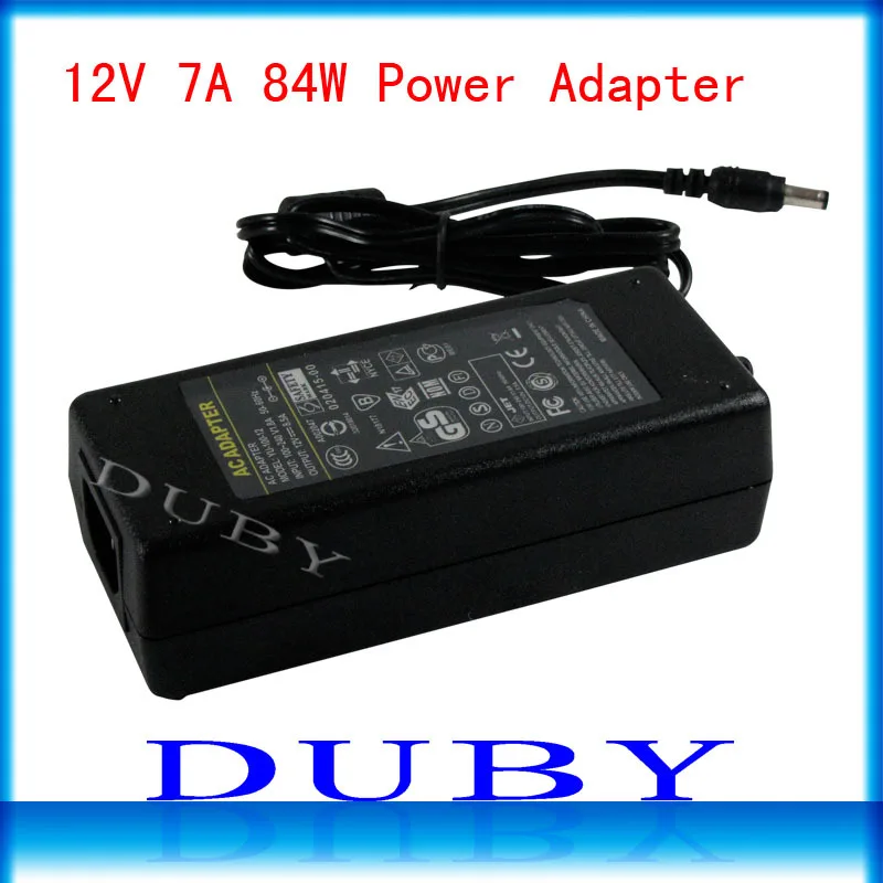 Адаптер питания для светодиодных лент 12 в пост. Тока 7A 84 Вт|adaptor mains|charger dvdcharger