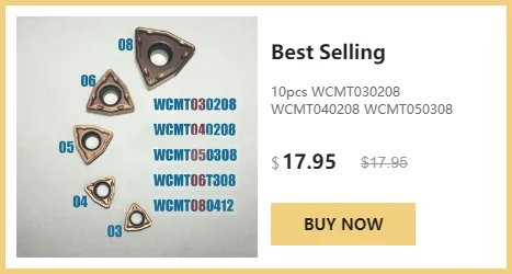10 шт. WCMT030208 WCMT040208 WCMT050308 WCMT06T308 WCMT080412 сверло токарный станок с ЧПУ токарные инструменты