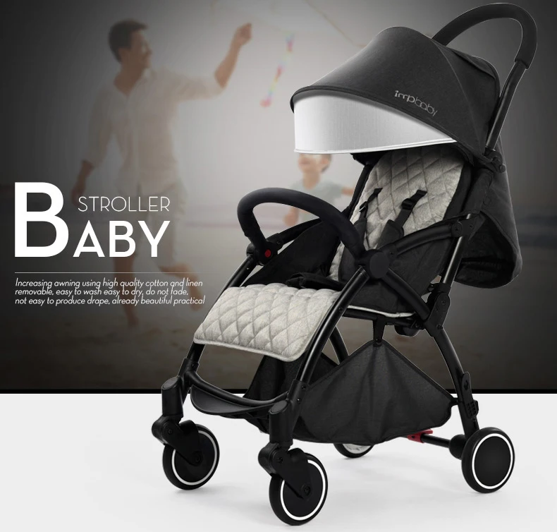 Легкая детская коляска Babysing, подходит для весны и лета, складная коляска с зонтиком для путешествий, легко помещается в самолет и поезд