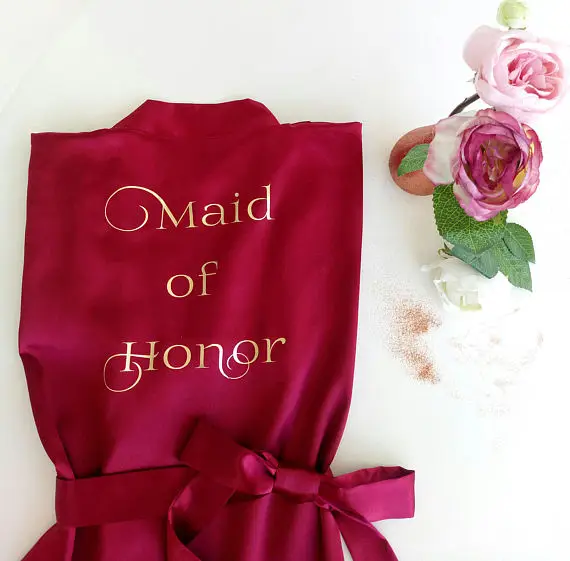 Индивидуальная фольга с принтом имени невесты свадебная Пижама для душа ночная