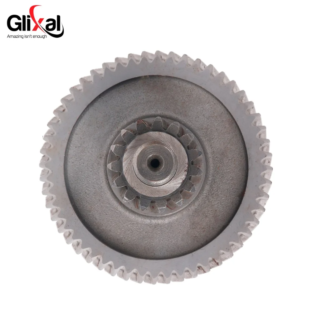 Glixal GY6 49cc 50cc, промежуточный вал уменьшения Шестерни для 139QMB 139QMA 4-ходовой китайский скутер мопед ATV картинг