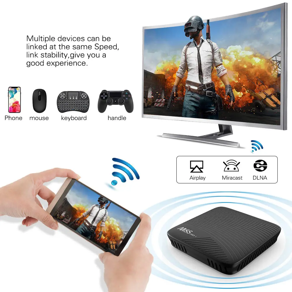MECOOL M8S PRO L Android 7,1 Amlogic S912 ТВ Ящик Голосовой Управление потоковое 3GB 16GB/32GB Media Player 4K HD Wi-Fi Android тв коробка префикс