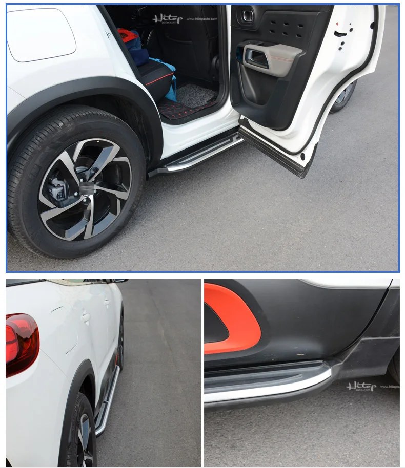 Новое поступление nerf бар Беговая доска боковой шаг бар для Citroen C5 AIRCROSS, педаль из алюминиевого сплава, отличное качество, популярный стиль