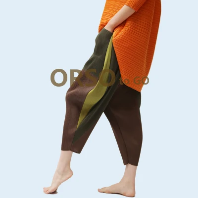 Горячая Распродажа модные брюки миаке со складками haroun с девятью минутами