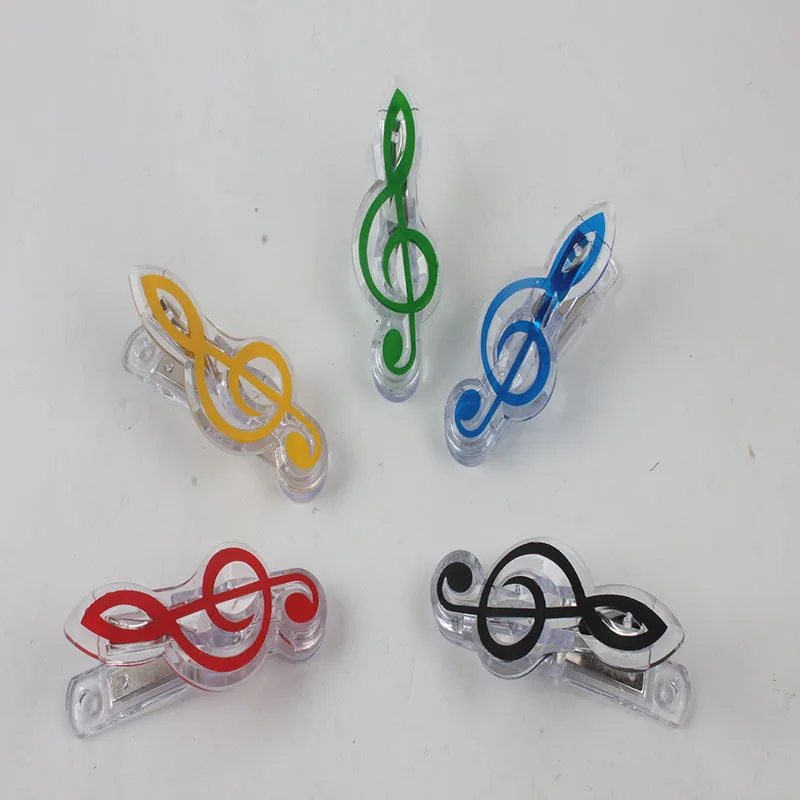 Тройные заметки Скрипичный ключ рояль музыкальная книга бумажный лист пружинный