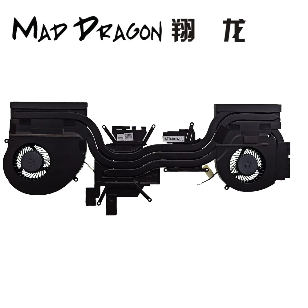 MAD DRAGON бренд ноутбук процессор/графика охлаждения радиатора Вентилятор в сборе для Dell Alienware17 R5 ALW17C GTX 1080 0FJ5DK FJ5DK