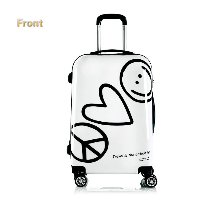 Rolling Luggage Spinner Cartoon Password Suitcase Wheels 20/24 Inch Women Carry on Trolley Travel Bag Luggage Suitcase LGX11