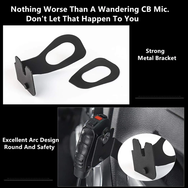 Держатель для микрофона Cb крепление портативного радио Jeep Wrangler Jk 2011-2018