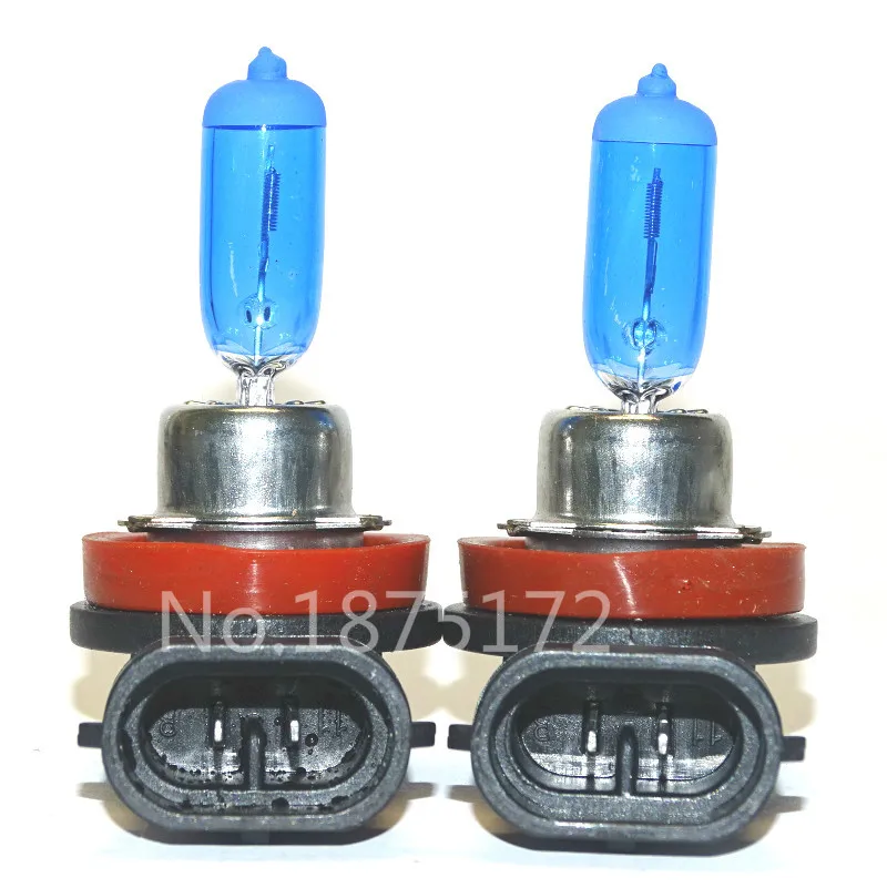 2 шт. H11 DC 12V 55W 5000K супер белый автомобильный головной светильник лампа