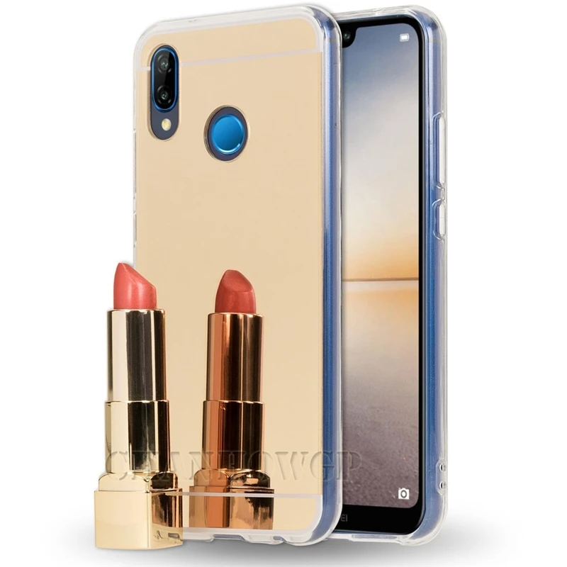 Зеркальный Мягкий чехол из ТПУ для Huawei P30 P20 P10 P Smart Mate 20 Y6 Y7 Prime Y9 2019 2018 Honor 9 10 Lite 8A 8C 8X