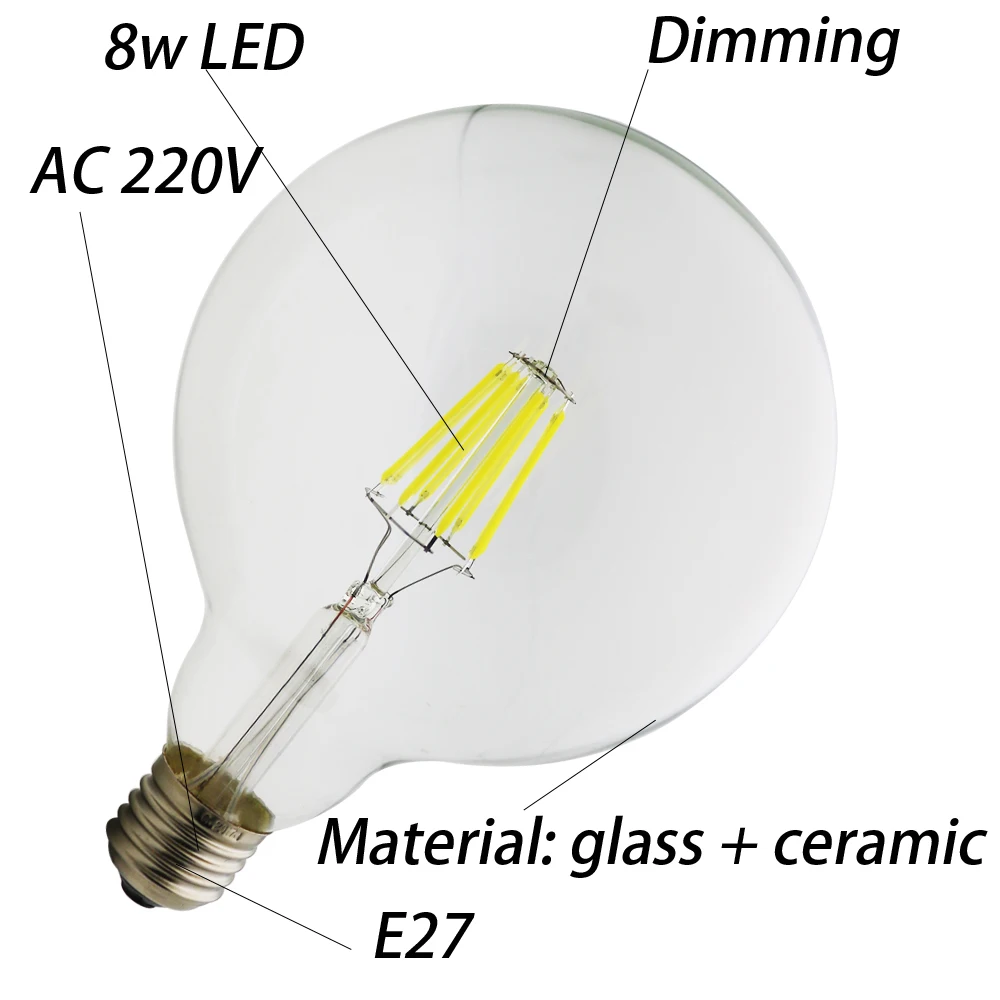 12 pcs/lot Retro energy saving lamp LED Edison light bulb E27 creative art bar restaurant industrial wind buld | Лампы и освещение