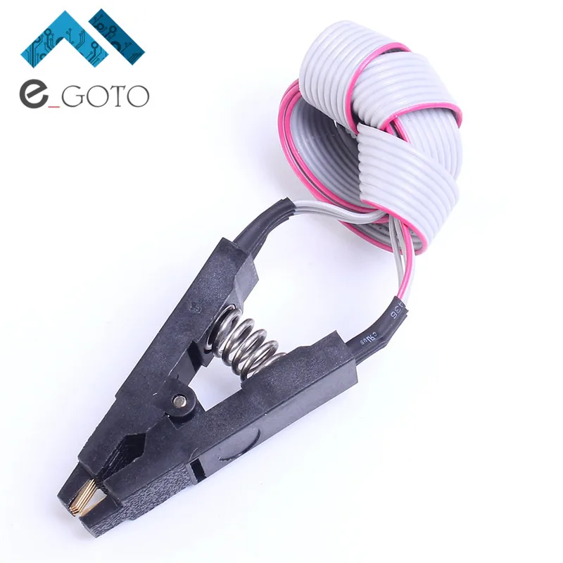 SOP8 Тесты Clip + Провода доска флэш микросхема гнездо адаптера для BIOS 24/25/93