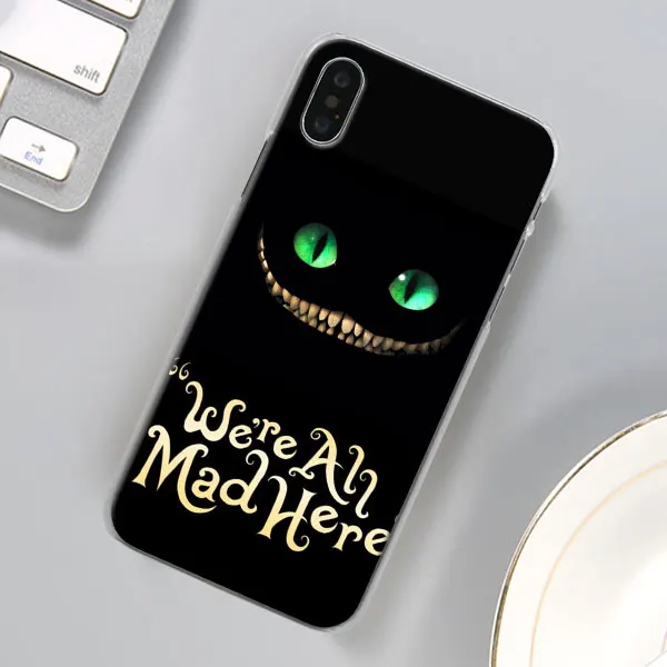 Алиса в стране чудес Чеширский кот чехол для телефона для Apple iPhone X XR 7 8 Plus 6 6s Plus XS MAX 11 Pro Max SE чехол для телефона Coque - Цвет: 10