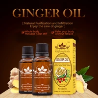 30ml ginger essential oil body care natural plant therapy lymphatic drainage nourishing full body slim massage ginger oil 1pcs