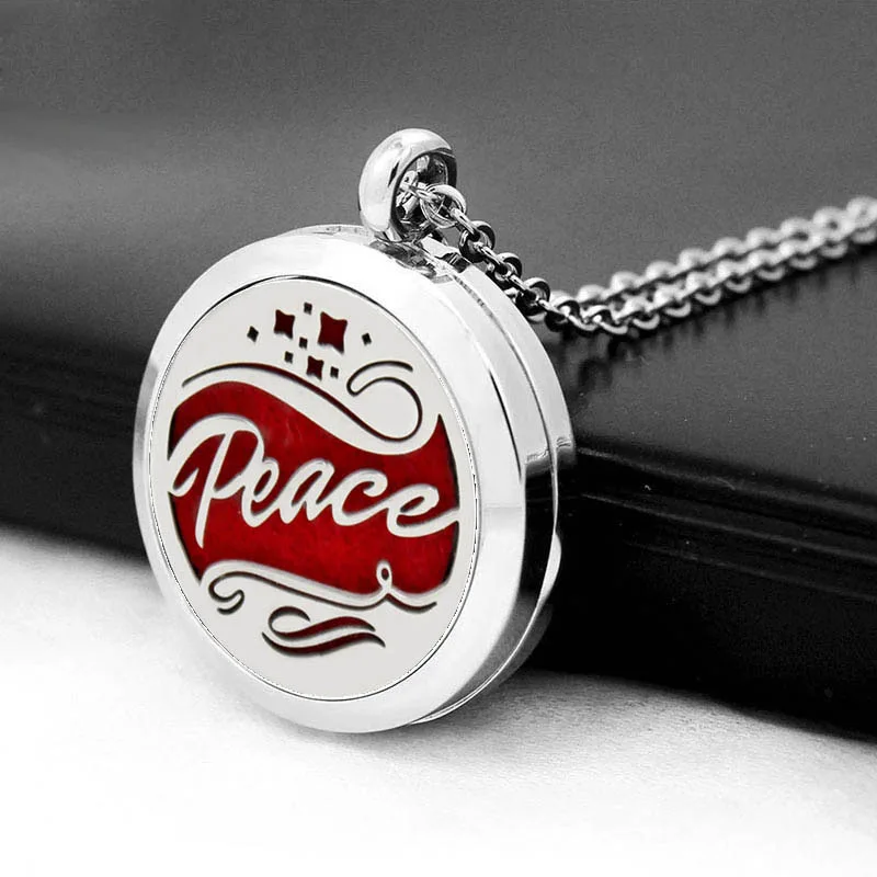 30MM Stainless Steel Essential Oil Diffuser Necklaces Wholesale Mix Style Necklace Locket AA251-268 | Украшения и аксессуары