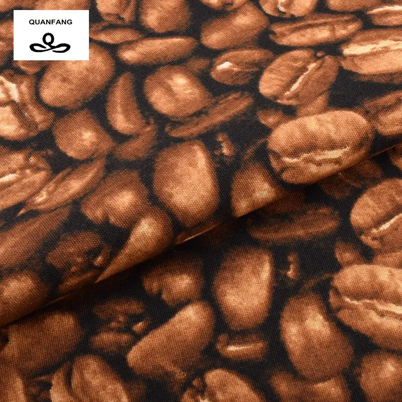 Хлопчатобумажная холщовая ткань QUANFANG для ручной работы дивана занавески сумки