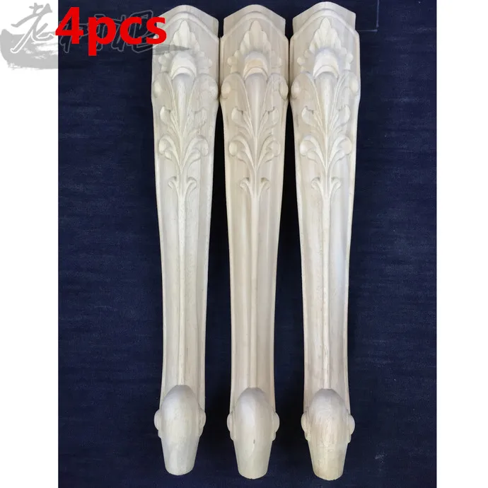 Новый высокое качество резьба по дереву кабинета ноги ножки кровати 4 ШТ. диван