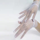 Женские перчатки с вырезами, сексуальные женские сетчатые перчатки в стиле панк и Готика