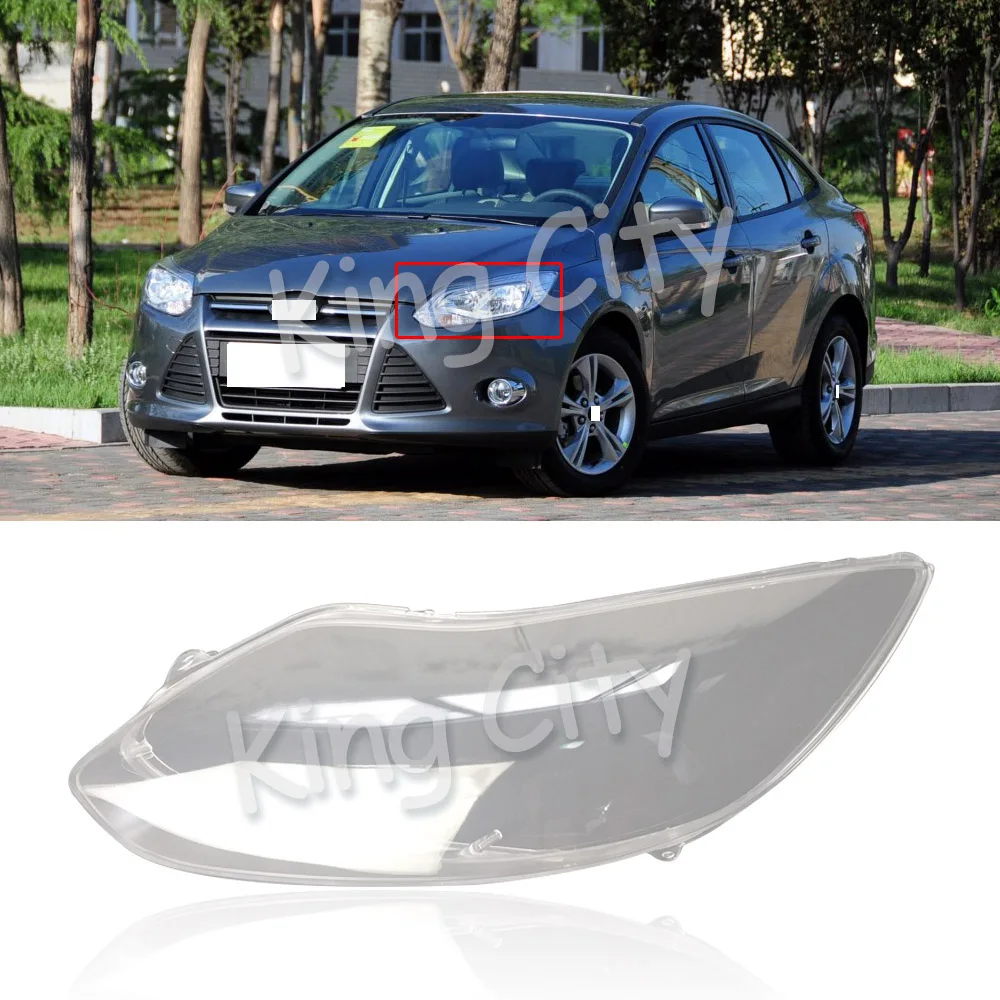 CAPQX для Ford Focus 12-14 ПЕРЕДНИЙ БАМПЕР фара крышка абажур яркий прозрачный водонепроницаемый абажур