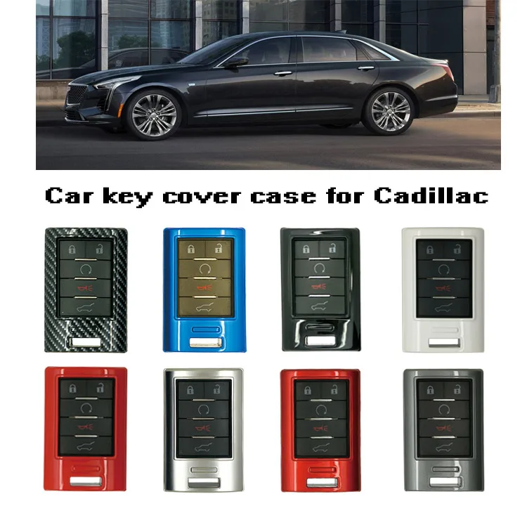 

Smart Remote Keyless Entry Paint Color Shell Key Case Cover For Cadillac
